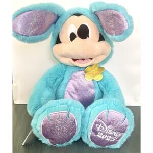 Disney Store Mickey Mouse Easter 2023 Plush 15” Bunny Costume Limited Edition